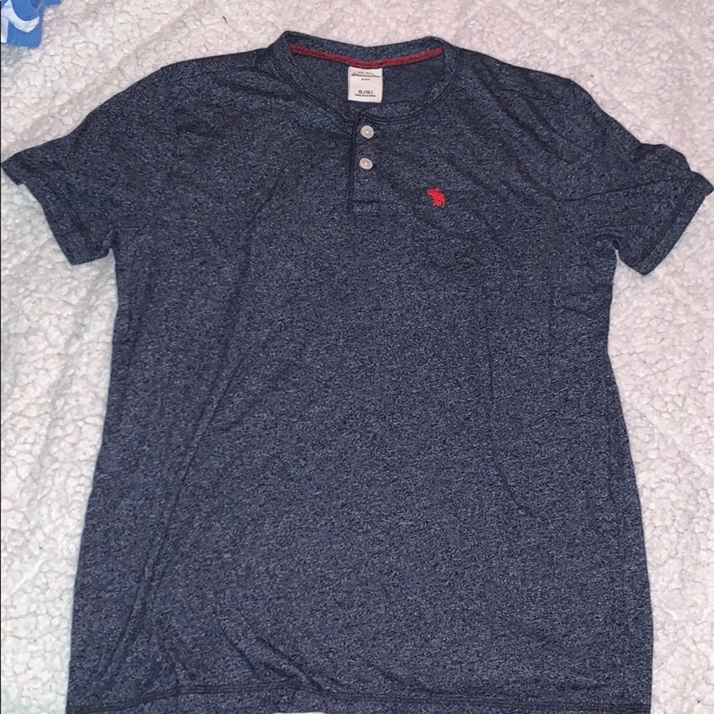 abercrombie kids Two Button Tee